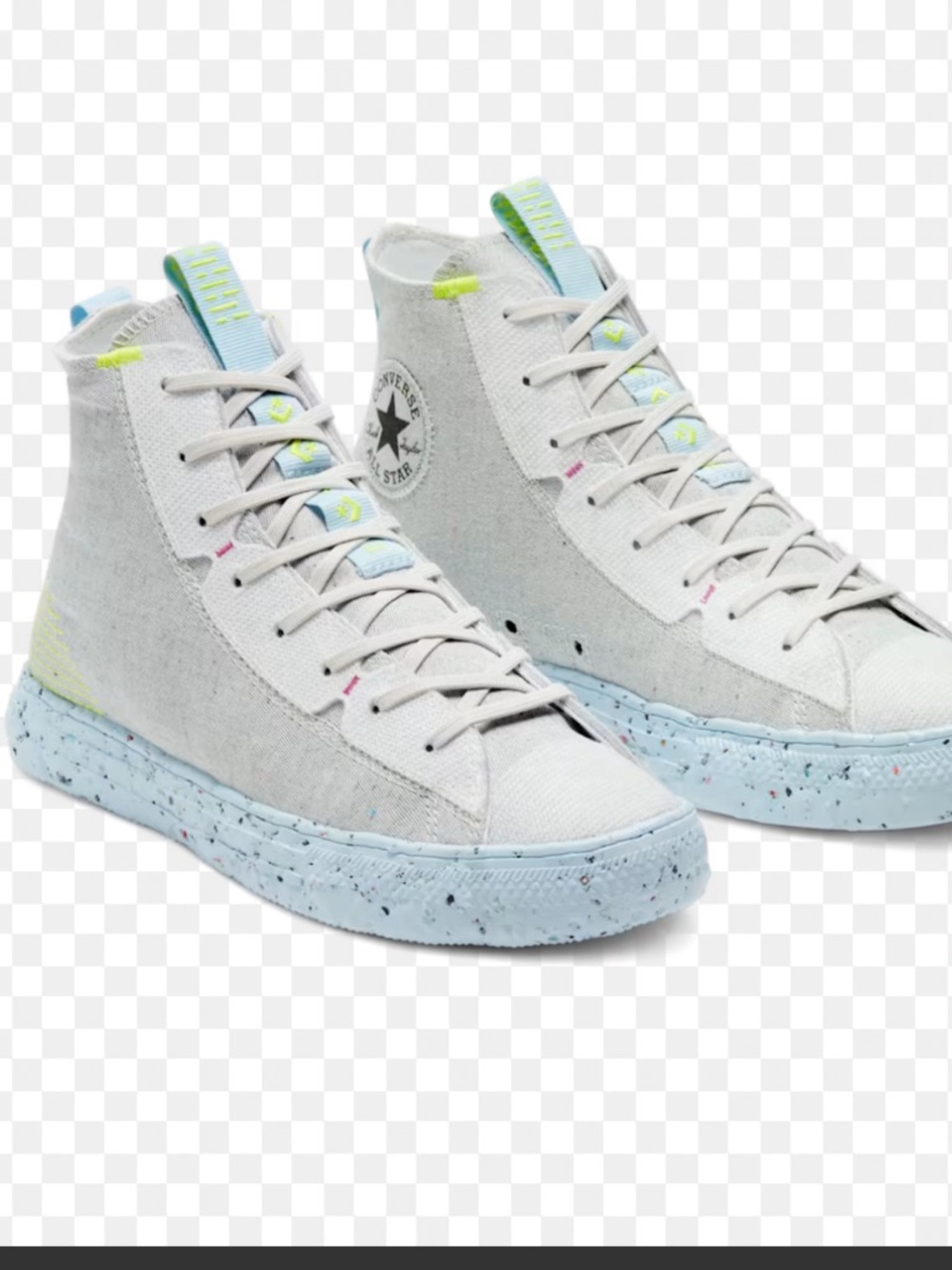Converse Chuck Taylor All Star Crater White High Space Shoe Men 8M/Women 10